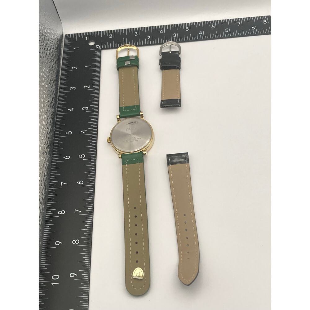 Timex TW2P96200 Indiglo Mens Watch 38mm - Fresh Battery - Two New Bands WR 30m - Picture 9 of 10